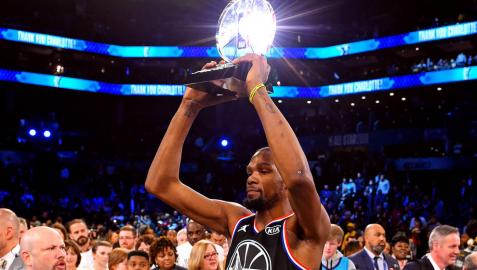 Durant y Antetokounmpo se cansan de anotar en otro All-Star monótono