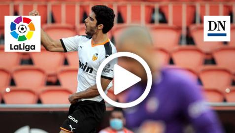 Gol de Guedes en el Valencia 2-0 Osasuna