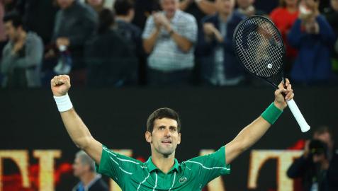 Djokovic resucita, gana por octava vez en Australia y recupera número uno Djokovic resucita, gana por octava vez en Australia y recupera número uno
