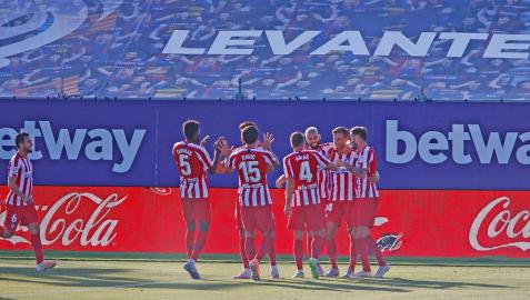 El Atlético se afianza en la tercera plaza