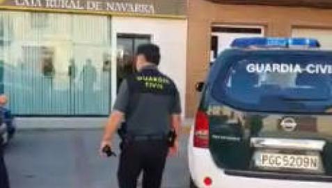Robo en una sucursal bancaria de Buñuel
