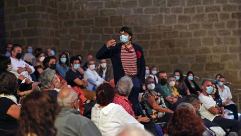 El actor Carmelo Gómez, durante su actuación en el Festival de Teatro de Olite 2020 El actor Carmelo Gómez, durante su actuación en el Festival de Teatro de Olite 2020