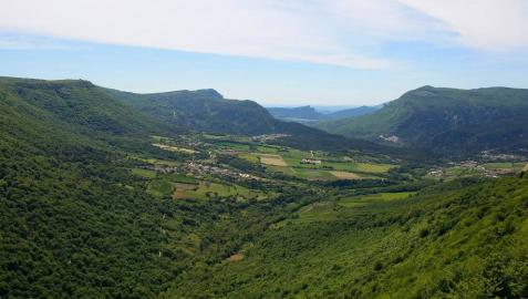 El Balcón de Pilatos, mirador en el borde sur del Parque Natural de Urbasa-Andía.