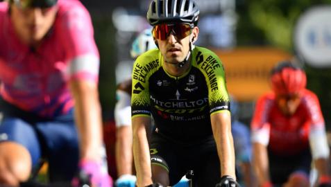 Mikel Nieve, durante una etapa del pasado Tour de Francia. Mikel Nieve, durante una etapa del pasado Tour de Francia.