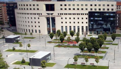 Vista general de la Audiencia Provincial de Navarra.