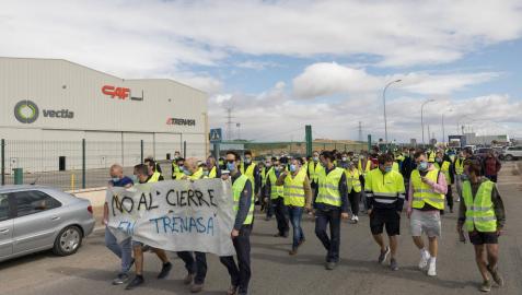 Trenasa, en Castejón, anuncia su cierre y el despido de 110 empleados