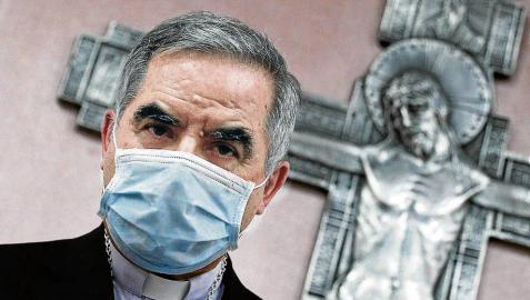 El cardenal Giovanni Angelo Becciu compareció ayer para explicar su repentina dimisión.