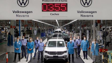 Volkswagen Navarra logra la mayor producción diaria de los últimos 9 años