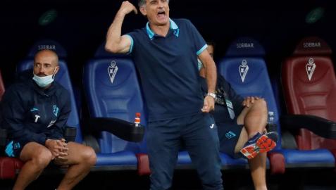 José Luis Mendilibar, entrenador del Eibar. José Luis Mendilibar, entrenador del Eibar.