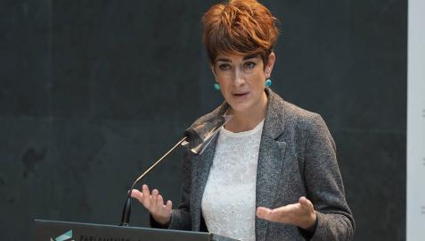 La portavoz de EH Bildu en el Parlamento de Navarra, Bakartxo Ruiz.