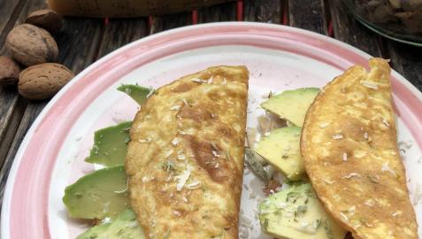 imagen de la tortilla de parmigiano reggiano