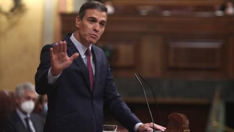 Pedro Sánchez, en el Congreso de los Diputados. Pedro Sánchez, en el Congreso de los Diputados.