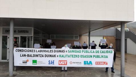 Los sindicatos denuncian vulneración de derechos en el Servicio Navarro de Salud