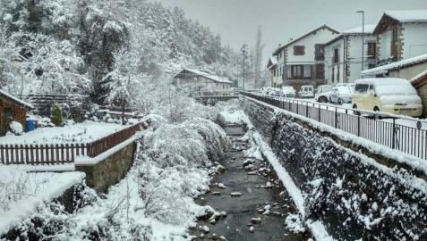 Nevada en Vidángoz.
