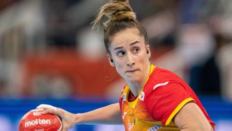 Nerea Pena, jugadora de la selección española de balonmano.