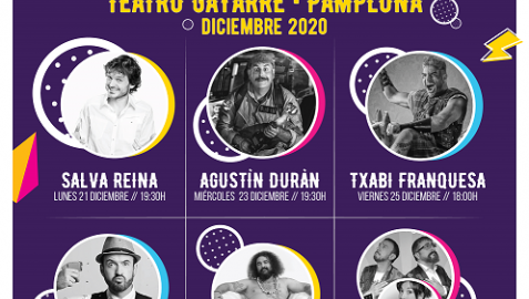 Las entradas para los espectáculos de humor en el Gayarre, a la venta este martes