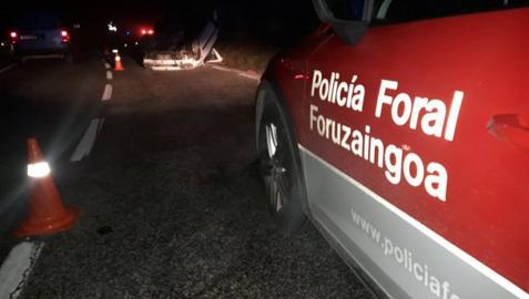 Se accidenta en Añorbe y es denunciado por conducir sin puntos y dar positivo en alcohol Se accidenta en Añorbe y es denunciado por conducir sin puntos y dar positivo en alcohol