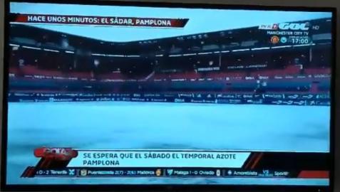 Las imágenes de El Sadar que crean confusión antes del Osasuna-Real Madrid