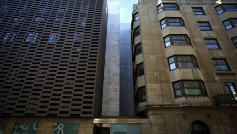 Edificio del departamento de Economía y Hacienda del Gobierno de Navarra.