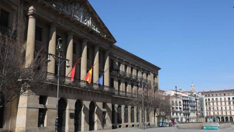 El Palacio de Navarra, sede de la Diputación.
