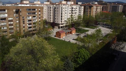 Una de las actuaciones tuvo lugar en un piso de la Plaza Félix Huarte de Iturrama.