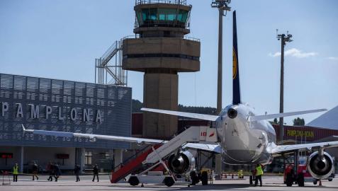 Imagen del aeropuerto de Pamplona