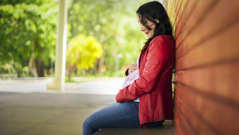 Imagen de recurso de una mujer embarazada.