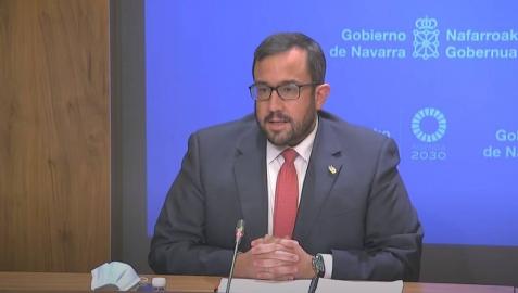 Javier Remírez, en la rueda de prensa.