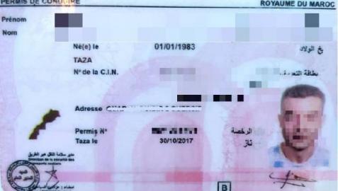 Denunciado en Pamplona por circular con un carné de conducir falso