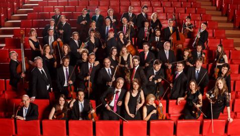 Conjunto instrumental de la Orquesta Sinfónica de Navarra.