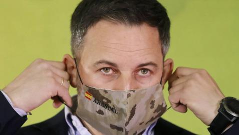 El líder de Vox, Santiago Abascal.