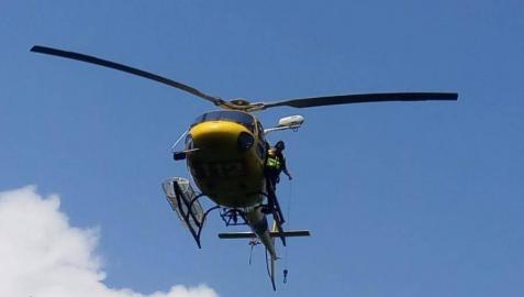 El GREIM rescata a una senderista lesionada en Etxalar
