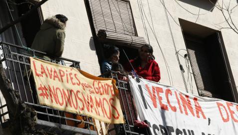 Al menos seis detenidos en el desahucio de cuatro familias en Lavapies