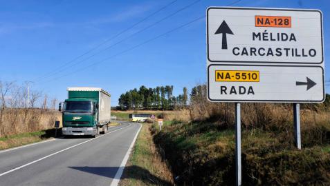 Declarada urgente la expropiación de afectados por las obras de la NA-128 entre Caparroso y Mélida