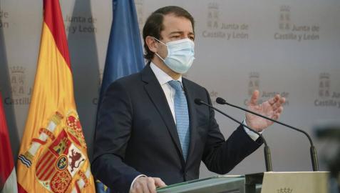 El presidente de la Junta de Castilla y León, Alfonso Fernández Mañueco.