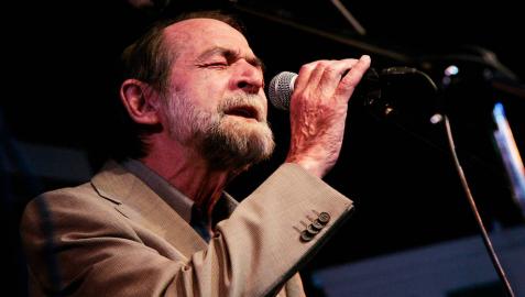 Pablo Guerrero, en un concierto de 2015.