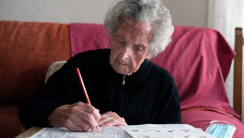 La abuela de Navarra, de 110 años, sigue sin vacunar