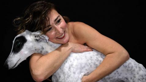 Lluna, del abandono a galga 'terapeuta'