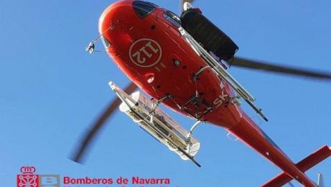 Rescatadas dos excursionistas en Etxauri y Peñas de Aya