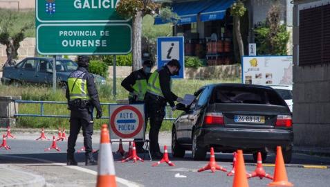 España prorroga los controles en la frontera con Portugal hasta el 17 de abril