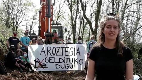 Paralizan por segundo día las obras de Aroztegia