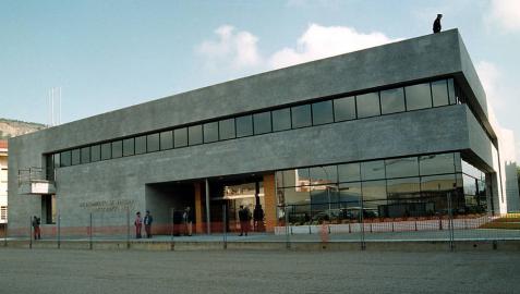 Vista exterior de archivo del Ayuntamiento de Ansoáin.