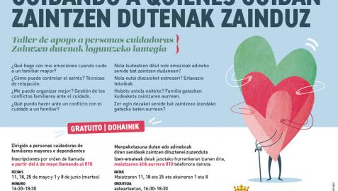 Taller gratuito para cuidadores no profesionales de Pamplona
