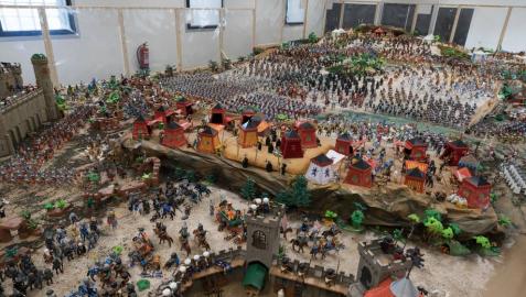 Las visitas a la exposición de playmobil de Tudela serán con reserva previa