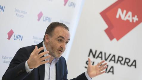 Esparza acusa a Chivite de engañar sobre las inversiones en la Ribera