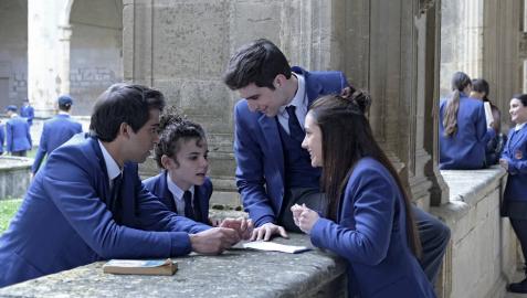 Fotografías del rodaje de 'El Internado-Las cumbres' en Amazon Prime Video
