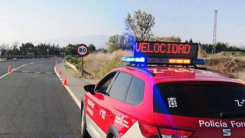 Policía Foral realizará controles de velocidad en carretera del 6 al 12 de julio Policía Foral realizará controles de velocidad en carretera del 6 al 12 de julio