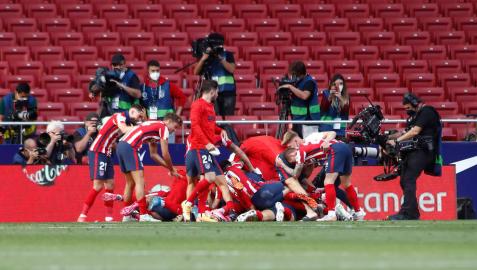 Atlético y Real Madrid se jugarán el título en la última jornada
