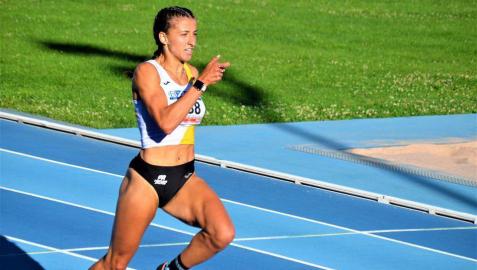 Nerea Bermejo, en una competición del pasado verano.