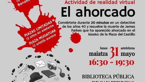 La novela negra se introduce en tres bibliotecas de Pamplona